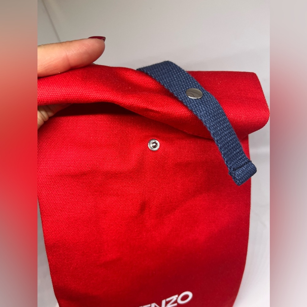 Kenzo Parfums red generous organic cotton pouch - Picture 6 of 13